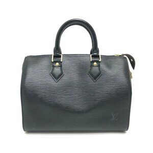 LOUIS VUITTON M59032 Speedy25 Hand Bag Tote Bag Epi Leather Noir Black